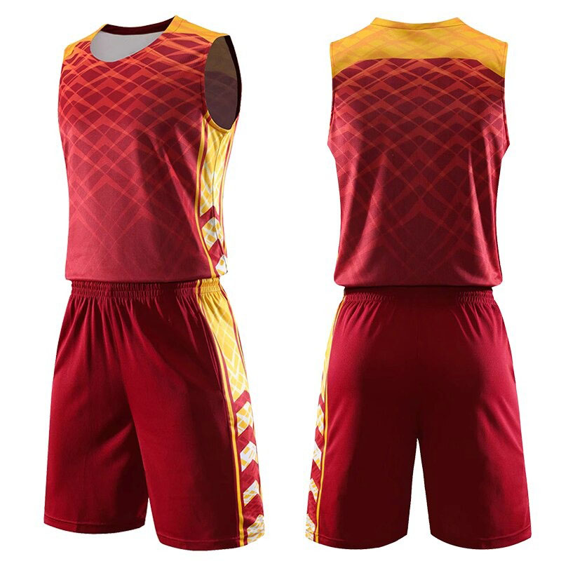 Double Side Wearable Basketball Uniform