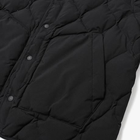Black Warm Air Duck Down Cardigan Padding Jackets